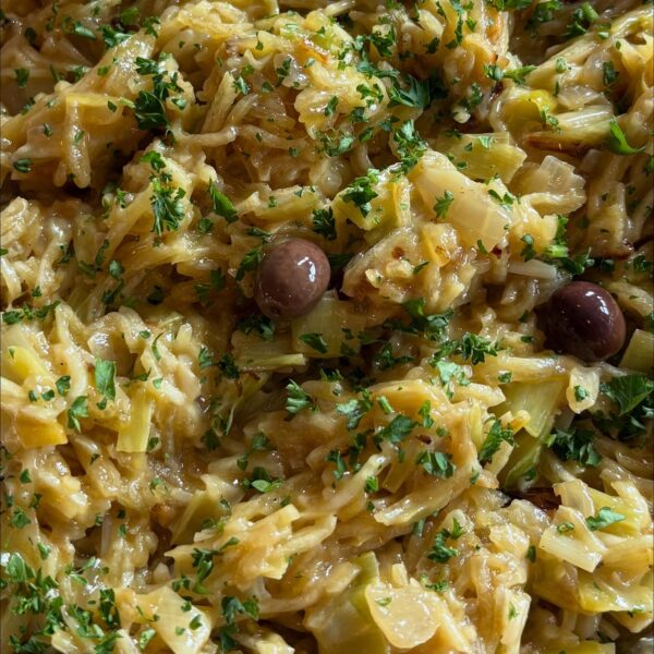 crémeux de morue, poireaux et carottes