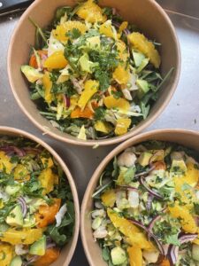 salade morue orange