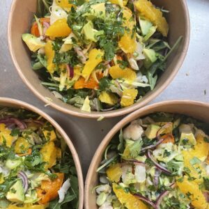 salade morue orange