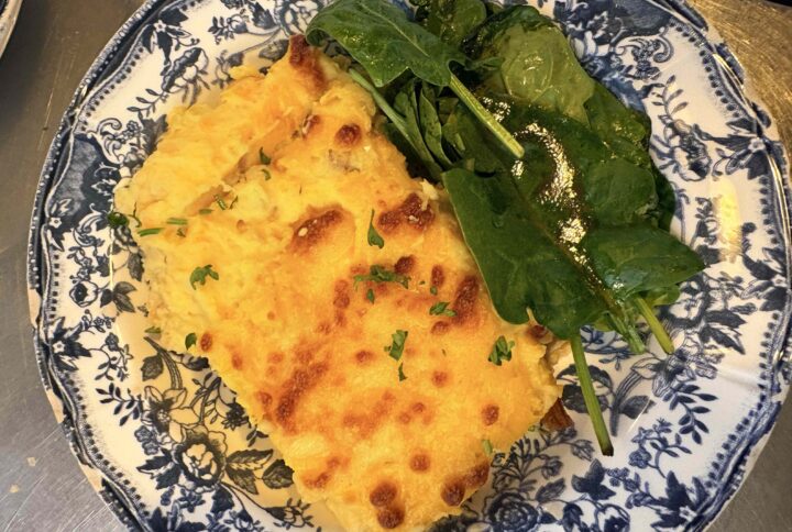 Parmentier de morue préparé par ALMA