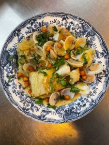 plat de morue de la semaine chez ALMA PORTUGUESA