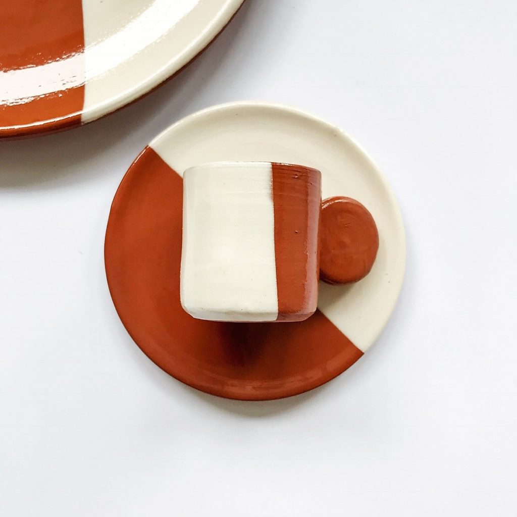 Tasse expresso et soucoupe