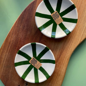 petite assiette soleil vert Casa Cubista