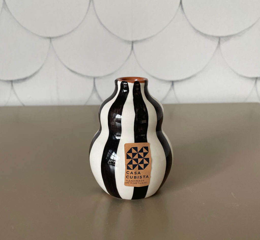 Mini vase gourde noir
