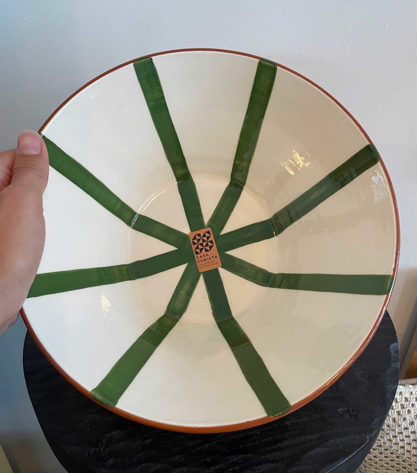 Saladier soleil vert