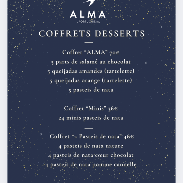 coffret desserts de fêtes