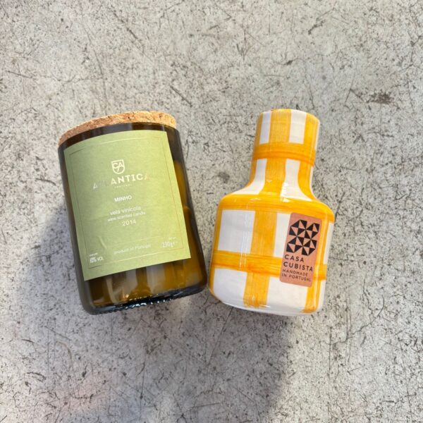 coffret bougie "Minho" et vase Casa Cubista chez ALMA PORTUGUESA