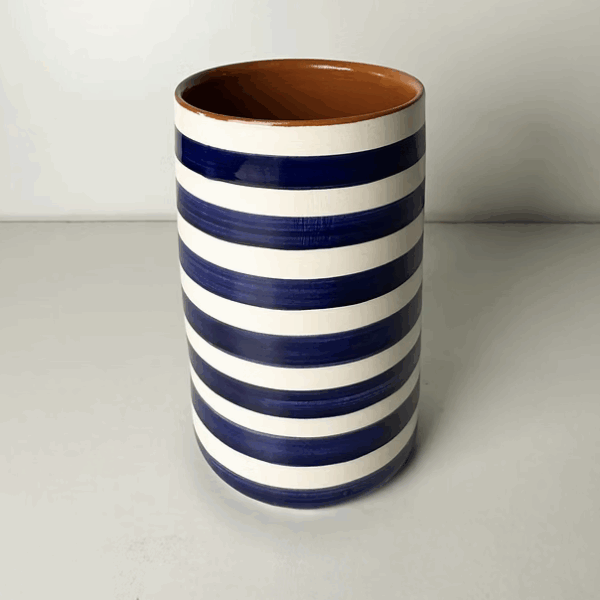 Gobelet en céramique artisanale Casa Cubista en vente chez ALMA PORTUGUESA à Bordeaux